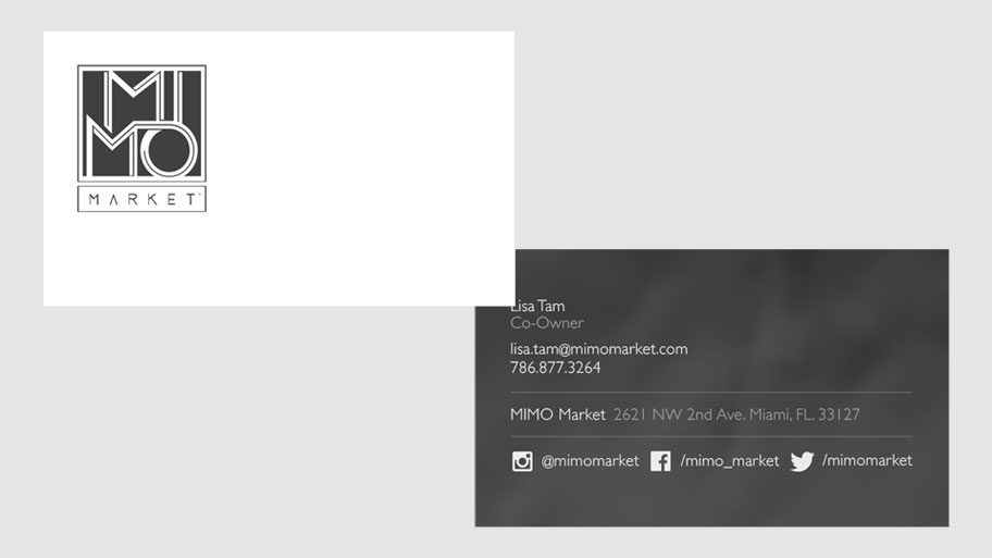 MIMO Market Business Card Image 3