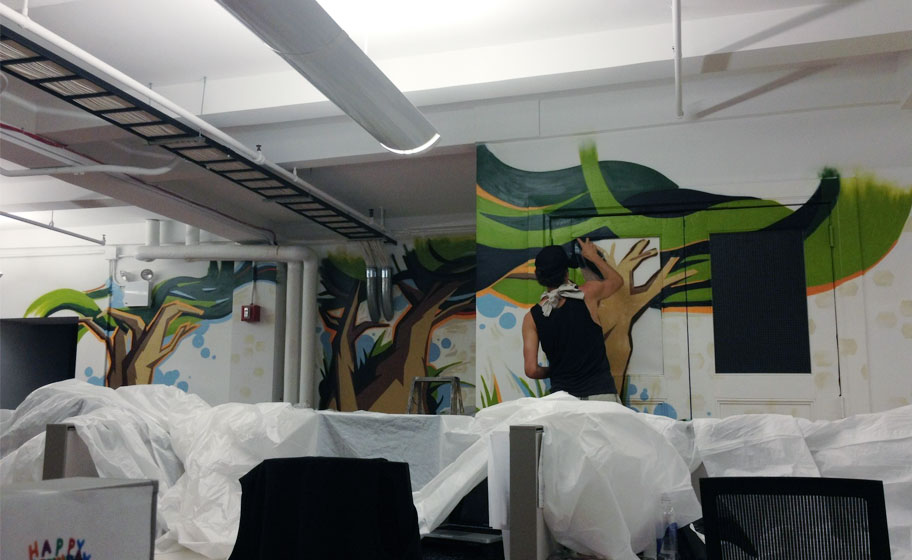 Tremor Video Office Mural Image 2