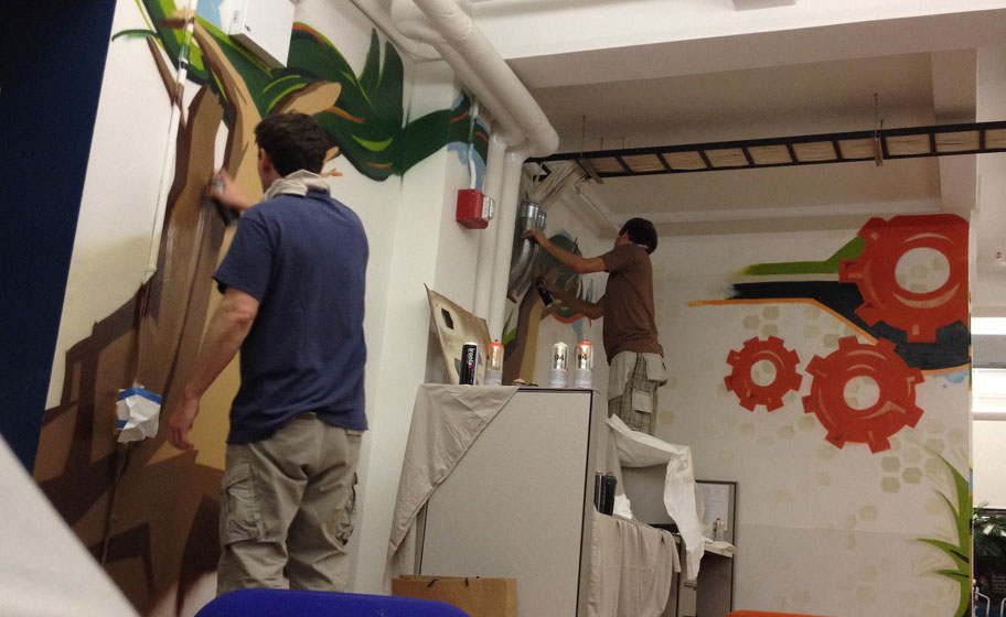 Tremor Video Office Mural Image 4